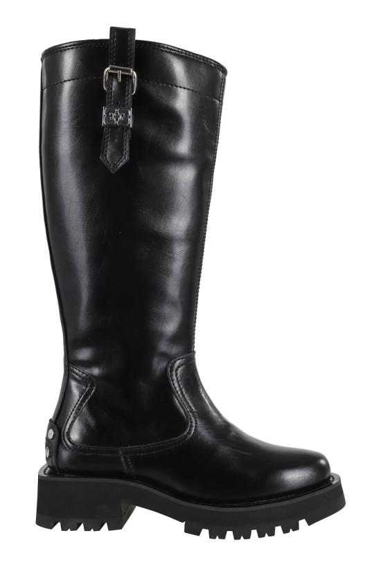 25FW 가니 하이 부츠 S3022 097 Black