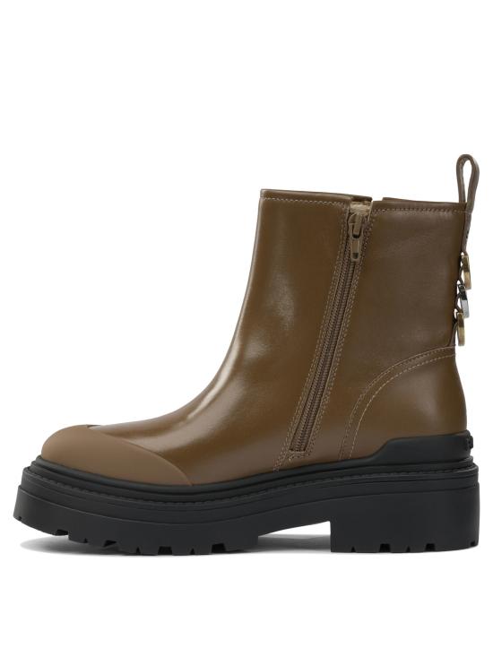 25FW 핑코 부츠 SD0409P001GU8 Brown - PINKO