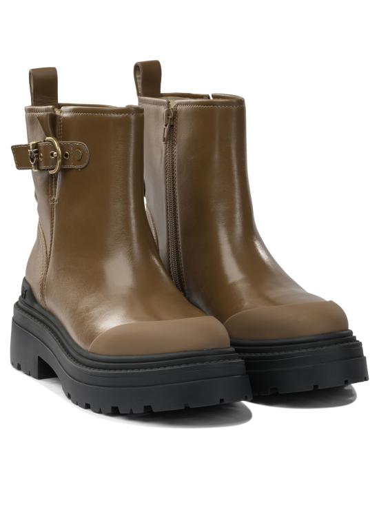 25FW 핑코 부츠 SD0409P001GU8 Brown - PINKO