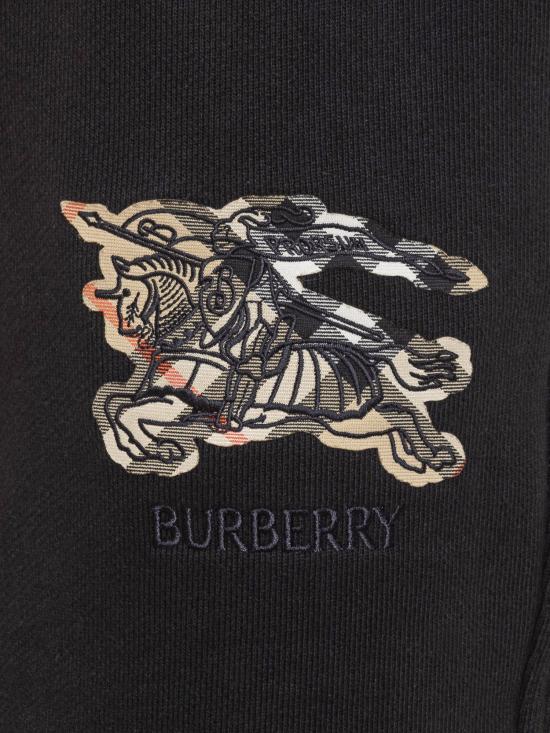25FW 버버리 EKD 체크 코튼 조깅 팬츠 8116095 A1189 BLACK - BURBERRY