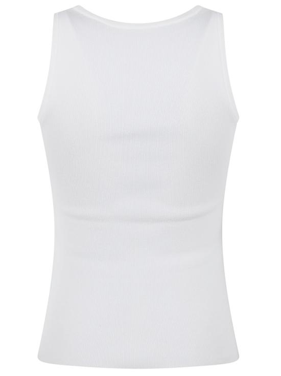 25FW 발렌시아가 민소매 티셔츠 835500WT52319040 White - BALENCIAGA