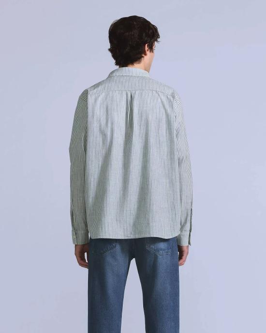  리바이스 셔츠 블루 탭 워크 셔츠 - LEVI'S