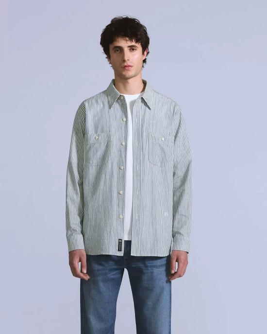  리바이스 셔츠 블루 탭 워크 셔츠 - LEVI'S