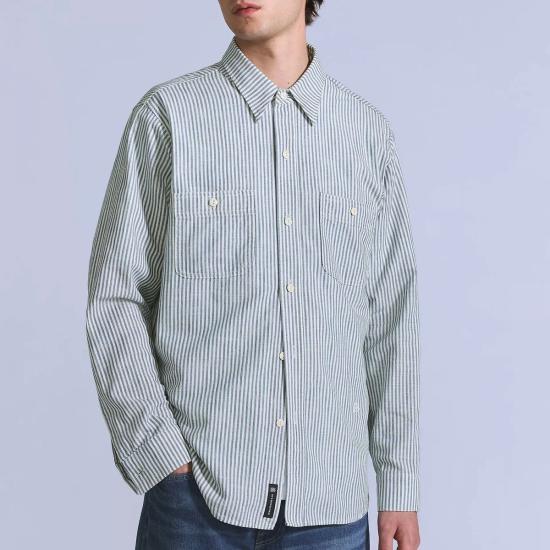  리바이스 셔츠 블루 탭 워크 셔츠