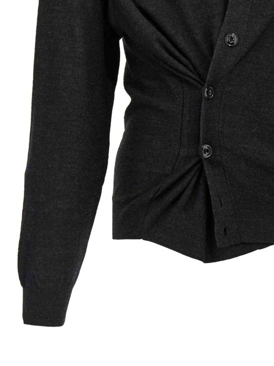 25FW 르메르 릴렉스드 트위스트 가디건 TO1082LK087BK966 Grey - LEMAIRE