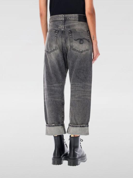 25FW 알13 KELLY 캘리 크로스오버 데님 팬츠 R13W2048549A 134 Black - R13