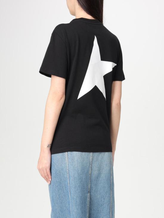 25SS 골든구스 반팔 티셔츠 GWP01220P00087980203 Black - GOLDEN GOOSE