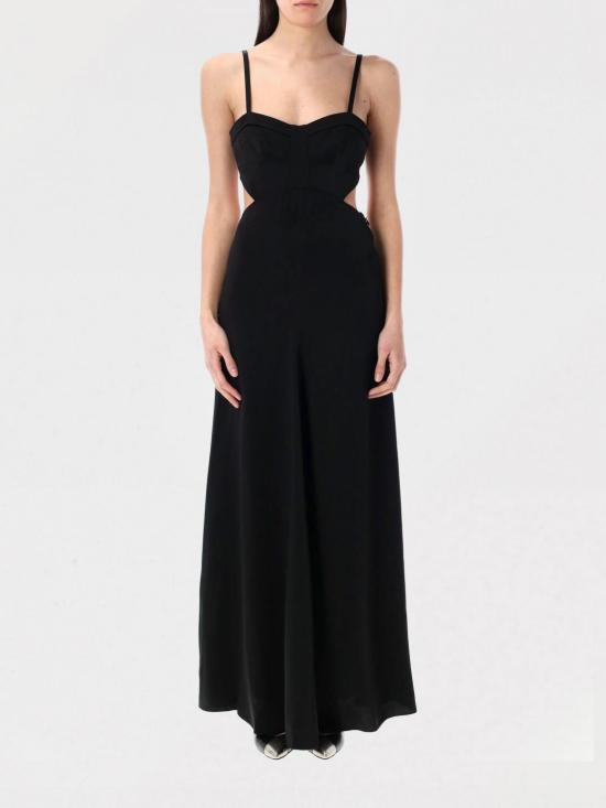 25SS 이자벨마랑 롱 원피스 RO0765FAC1J04I 01BK Black