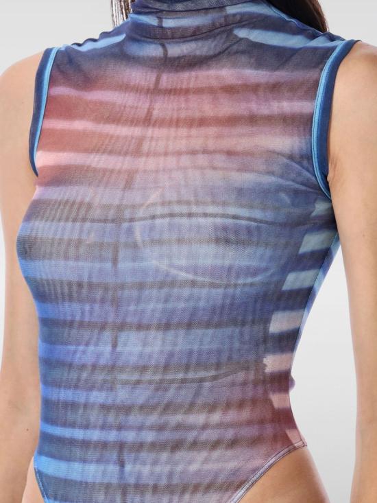 25FW 장 폴 고티에 바디수트 티셔츠 TO331M005P 565034 Blue - JEAN PAUL GAULTIER