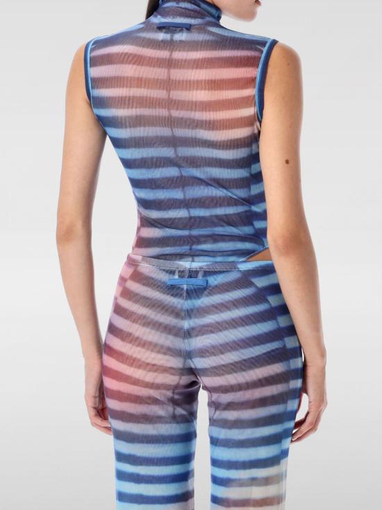 25FW 장 폴 고티에 바디수트 티셔츠 TO331M005P 565034 Blue - JEAN PAUL GAULTIER