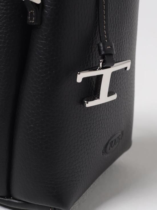 25SS 토즈 토트백 XBWAPAT9000QRI B999 Black - TODS