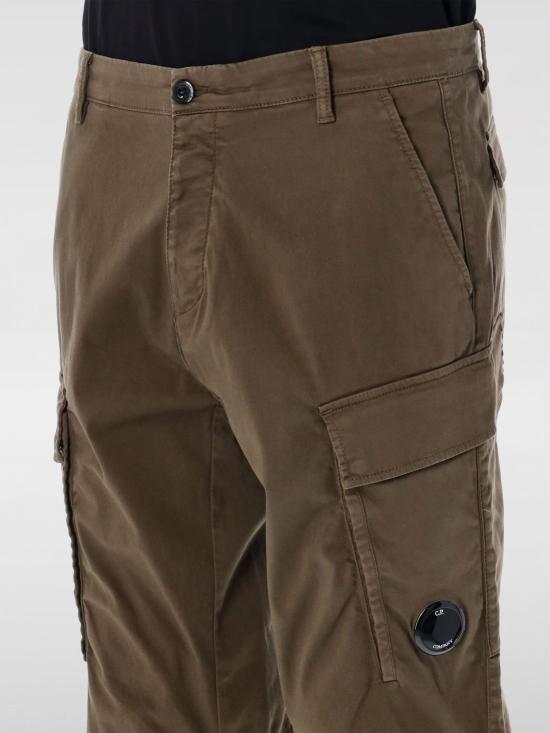 25FW 씨피 컴퍼니 스트레이트 팬츠 18CMPA166A005694G 683 Green - C.P. COMPANY