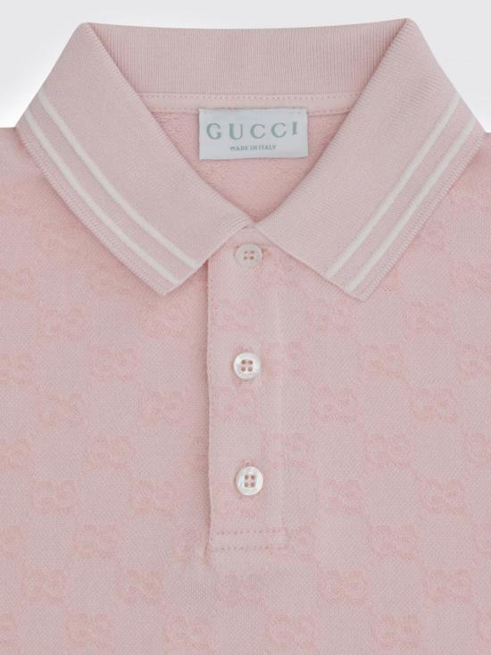 25FW [키즈] 구찌 폴로 셔츠 825157XJHBA 5399 Navy - GUCCI