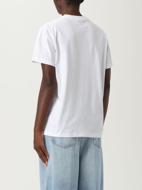 25FW 가니 반팔 티셔츠 T4004 151 White - GANNI