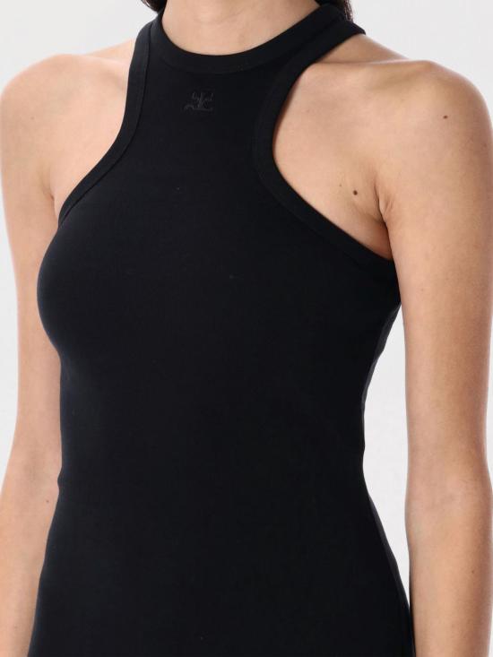 25SS 쿠레쥬 롱 원피스 125JR0577JS0203 9999 Black - COURREGES