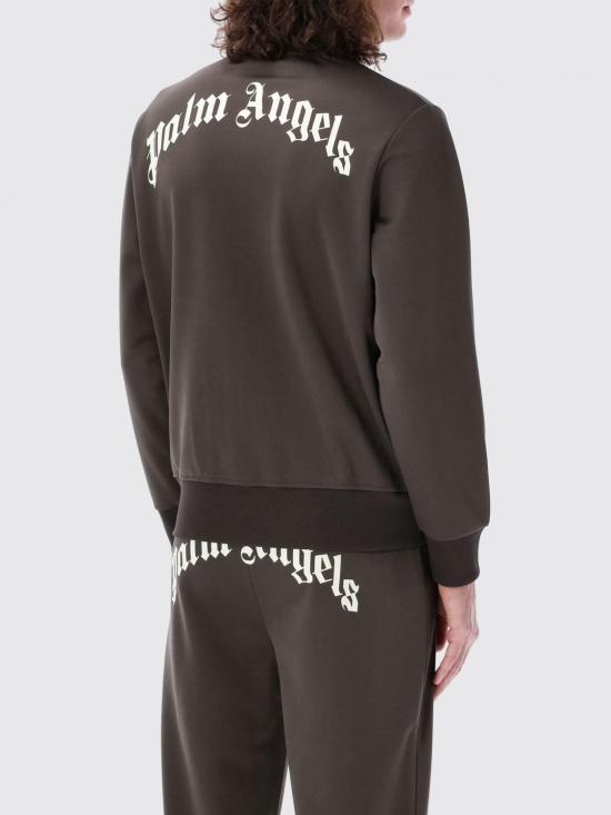 25FW 팜앤젤스 긴팔 티셔츠 PMBD089S25FAB001 1303 Brown - PALM ANGELS