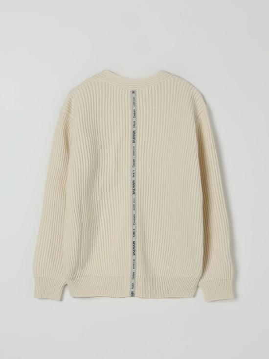 25FW [키즈] 발망 풀오버 BX9P70Z3294 102OR Navy - BALMAIN