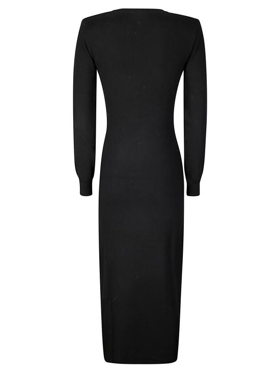 25FW 파로쉬 롱 원피스 D550909LIME25 013 BLACK - PAROSH