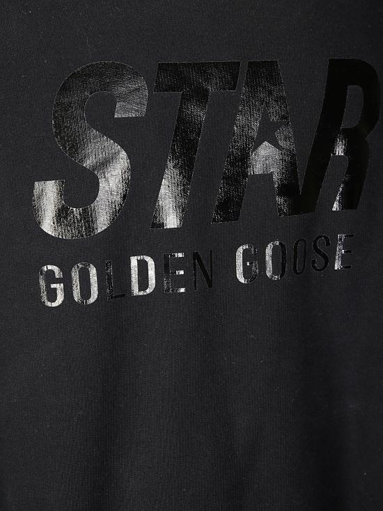 25FW 골든구스 긴팔 티셔츠 GUP01992P001803 90100 BLACK - GOLDEN GOOSE