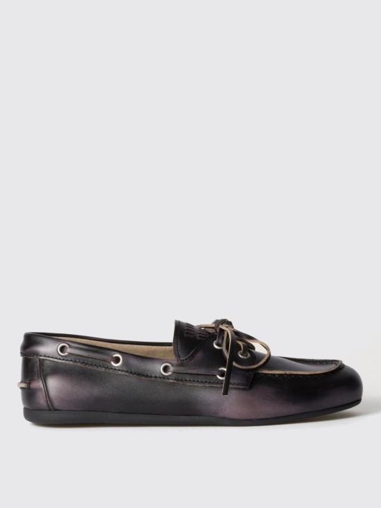 25FW 미우미우 뮬/슬리퍼 5D123E3F33F0002 BLACK DOM