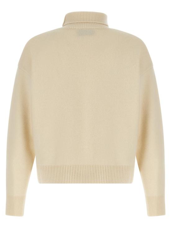 25FW 아미 ADC 울 캐시미어 퍼널넥 스웨터 UKS821KN0071185 AVORIO DOM - AMI