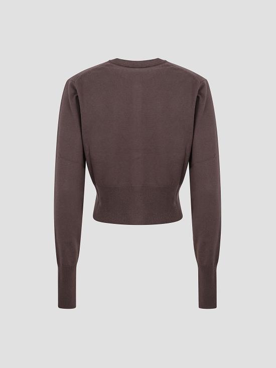 25FW 비비안웨스트우드 BEA 베아 크롭 가디건 1803002UY001VD408 TRUFFLE DOM - VIVIENNE WESTWOOD