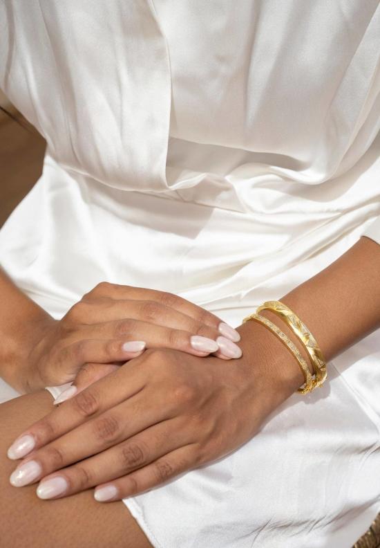  Shana Gulati Jewelry 커프스 링크/타이 홀더 샤나 굴라티 주얼리 차바 골드 베르메일 뱅글 브레이슬릿 - OTHER BRANDS