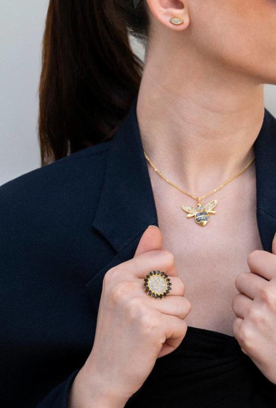  Shana Gulati Jewelry 목걸이/팬던트 샤나 굴라티 주얼리 허니비 골드 베르메일 펜던트 목걸이 - OTHER BRANDS