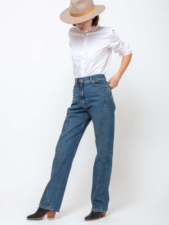  레이첼 코미 데님 팬츠 스워브 팬츠