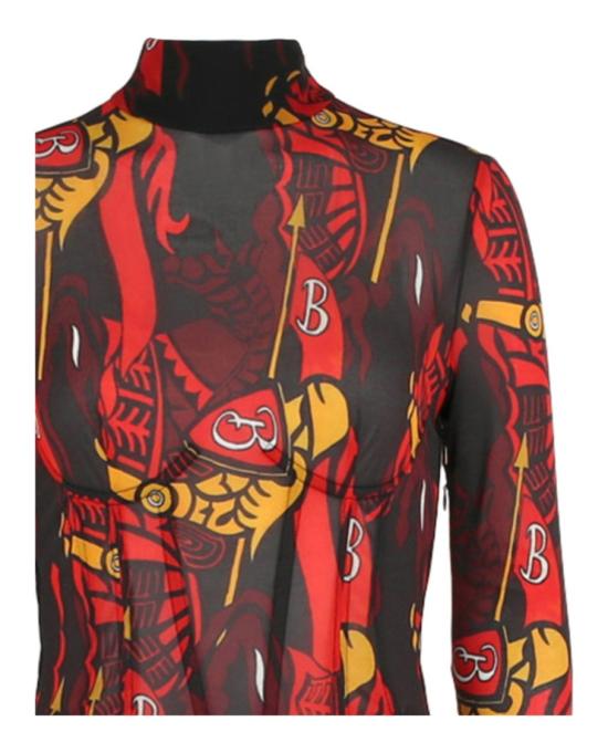  버버리 원피스 8062118 00006 4 Red - BURBERRY