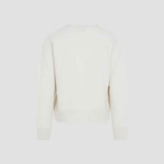 25FW 아미 가디건 HKC371 KN0071 White - AMI