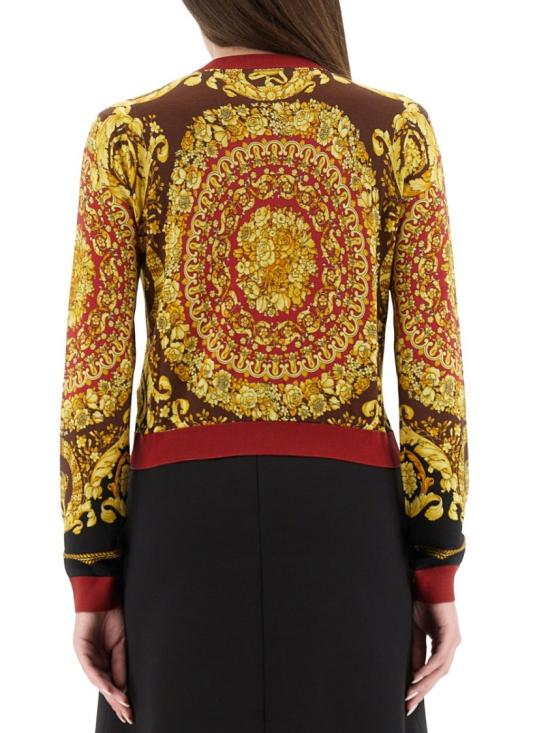 25FW 베르사체 가디건 1020382 1A147555R650 Red - VERSACE