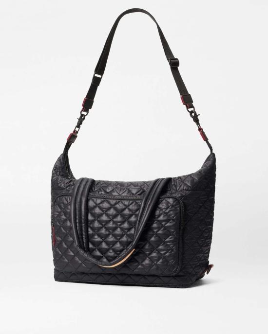  mz wallace 캐리어 Mz Wallace 대형 Sutton 여행용 더플백 블랙 - OTHER BRANDS