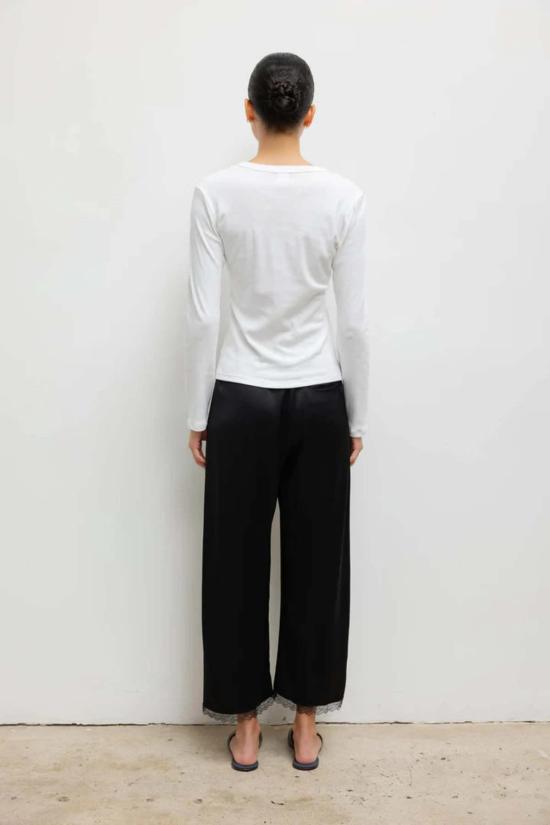  리셋 크롭 팬츠 레셋 바브 레이스  블랙 - LESET