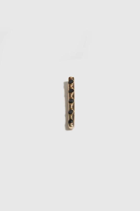  로렌 스튜어트 이어링 블랙 다이아몬드 로드 스터드