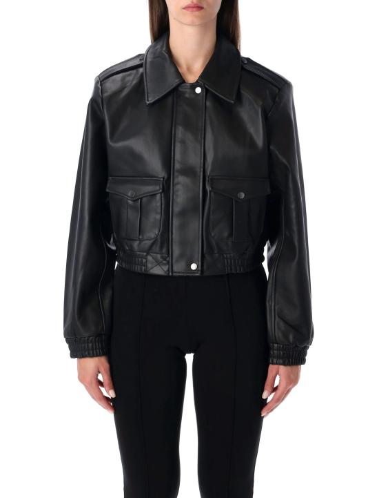 25FW 더 가먼트 가죽 자켓 20831 050 BLACK