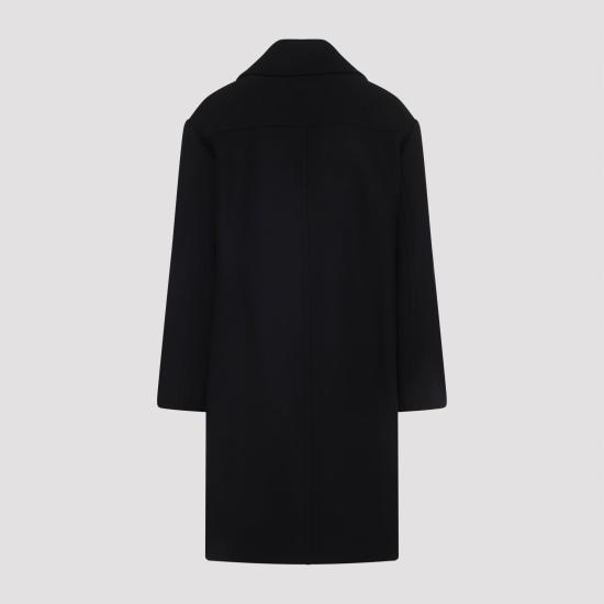 25FW 드리스 반 노튼 코트 2520202622216 900 BLACK - DRIES VAN NOTEN