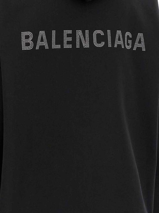 25SS 발렌시아가 후드 티셔츠 818433TQVY11000 Black - BALENCIAGA