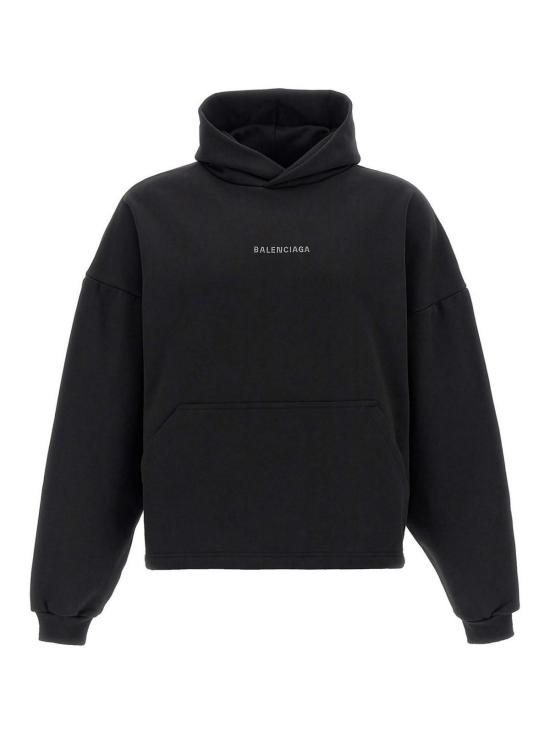 25SS 발렌시아가 후드 티셔츠 818433TQVY11000 Black