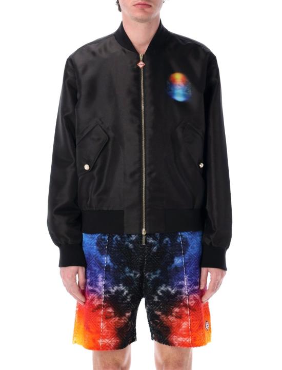 25SS 카사블랑카 자켓 MS25OT16802 Black