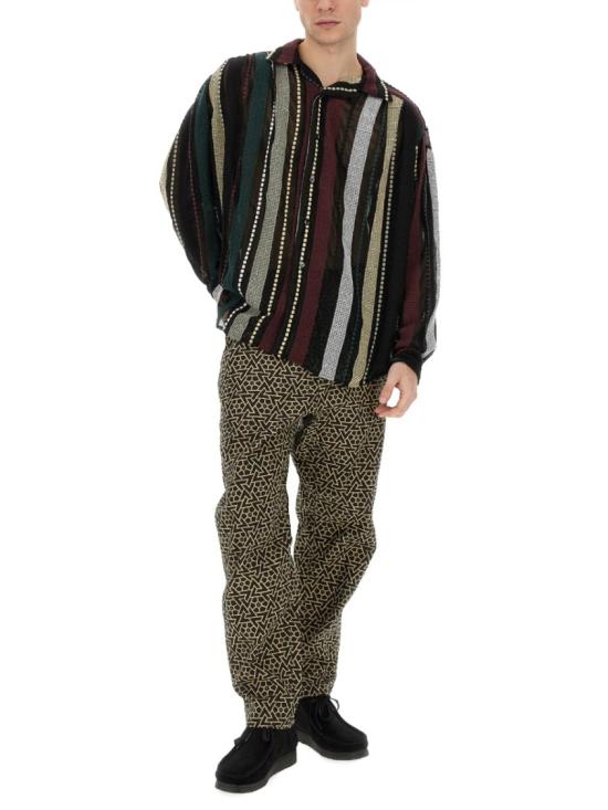  아이에 긴팔 셔츠 NS941 A BLACK MULTI Multicolor - AIE