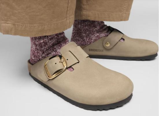  버켄스탁 뮬/슬리퍼 버켄슈톡 보스턴 빅 버클 오일드 레더 클로그 - BIRKENSTOCK