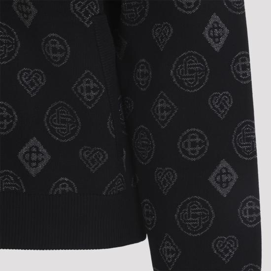 25FW 카사블랑카 자켓 MAW25KW112401 Black - CASABLANCA