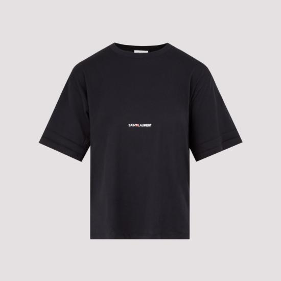  생로랑 반팔 티셔츠 460876 YB2DQ Black - SAINT LAURENT