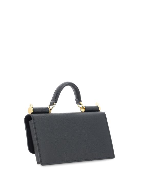 26FW 돌체앤가바나 Dauphine-print calfskin 미니백 BI3280A1001 80999 BLACK - DOLCE & GABBANA