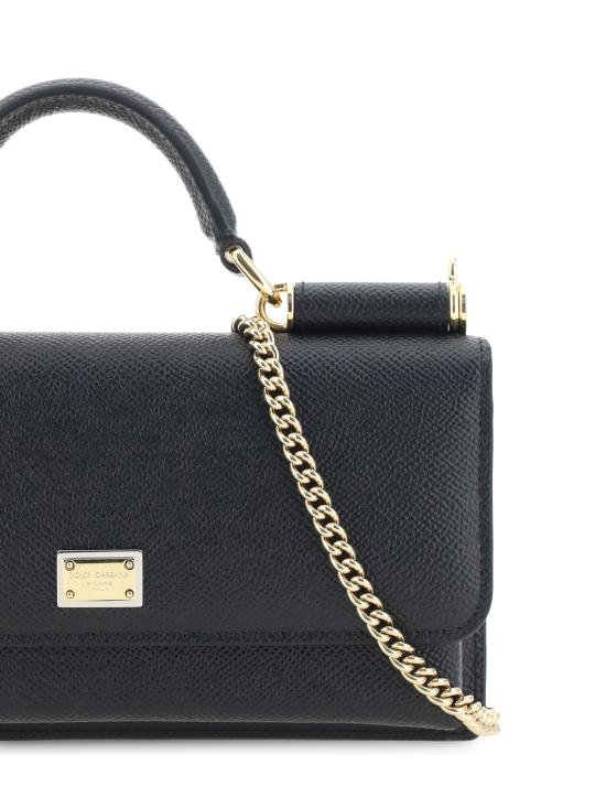 26FW 돌체앤가바나 Dauphine-print calfskin 미니백 BI3280A1001 80999 BLACK - DOLCE & GABBANA
