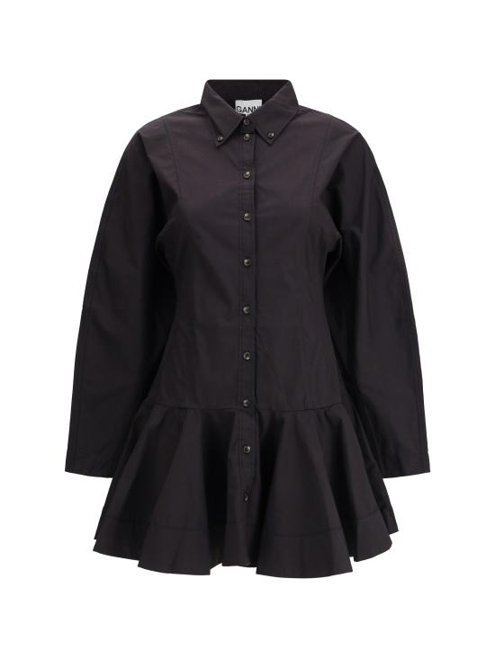 25FW 가니 원피스 W1001 099 BLACK