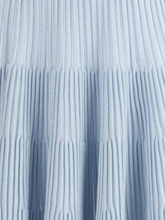 25FW 발망 숏 스커트 FF1LB512KI83 SOM LIGHT BLUE - BALMAIN