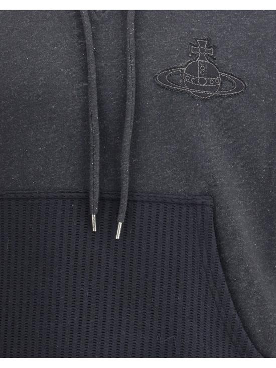 25FW 비비안웨스트우드 후드 티셔츠 2I01000MJ00A3 N403 GREY - VIVIENNE WESTWOOD