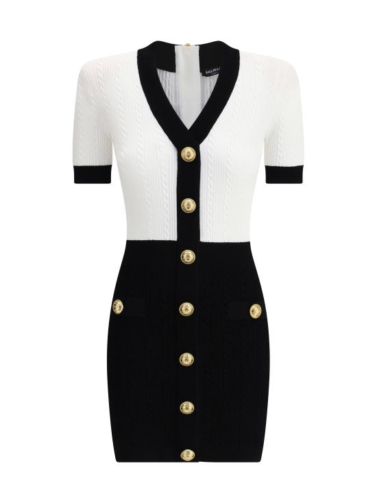 25FW 발망 원피스 FF1R6033KI50 EAB MULTICOLOUR